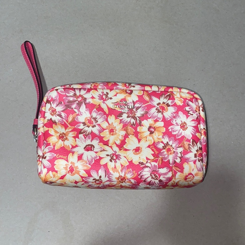 Coach makeup bag